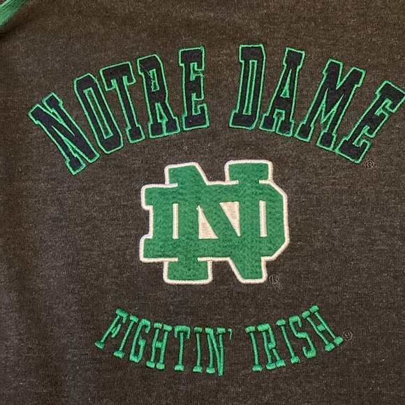 Stadium Athletics Notre Dame Fightin’ Irish women’s XL hoodie gray - Picture 4 of 6